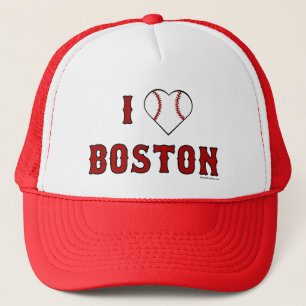 I Love Boston hat