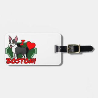 I Love Boston Luggage Tag