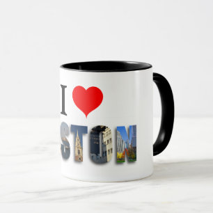 I Love Boston Massachusetts Travel City Photo Mug