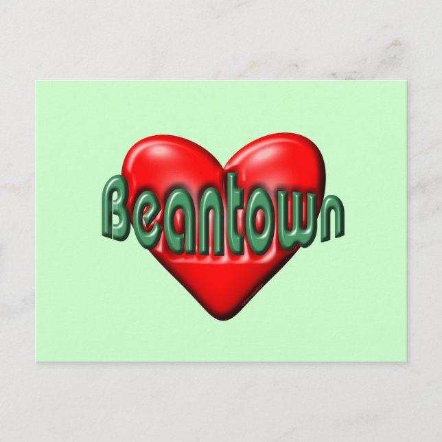 I Love Boston Postcard (Front)