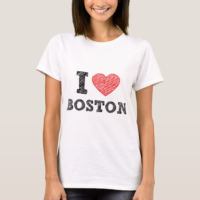 I Love Boston T-Shirt (Front)