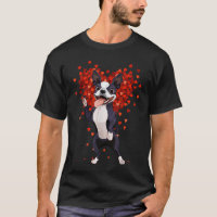 I Love Boston Terrier Heart Valentine's Day