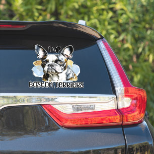 I Love Boston Terriers Personalized