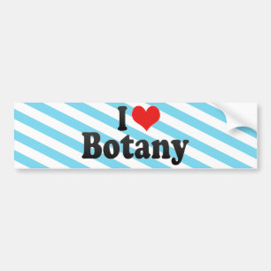 I Love Botany Bumper Sticker