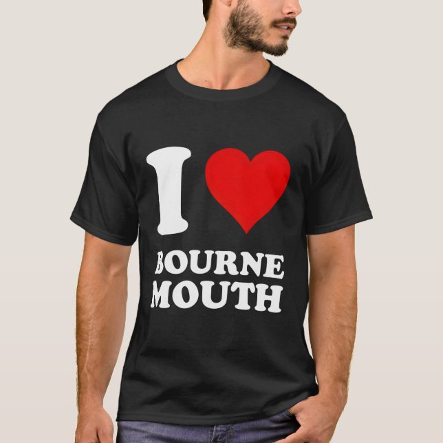 I Love Bournemouth T-Shirt (Front)
