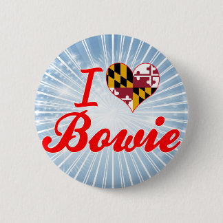 I Love Bowie, Maryland 6 Cm Round Badge