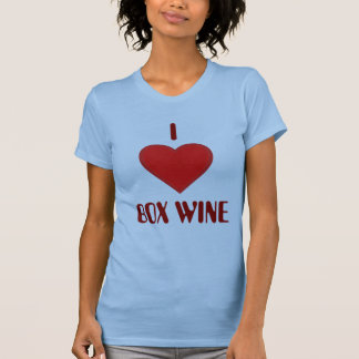 I Love BOX WINE T-shirt