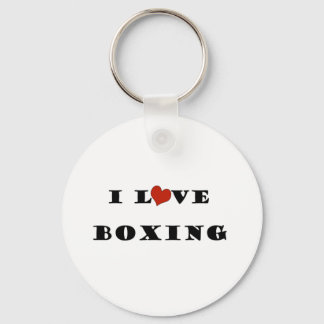 I Love Boxing.png Key Ring