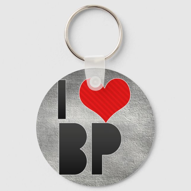 I Love BP Key Ring (Front)