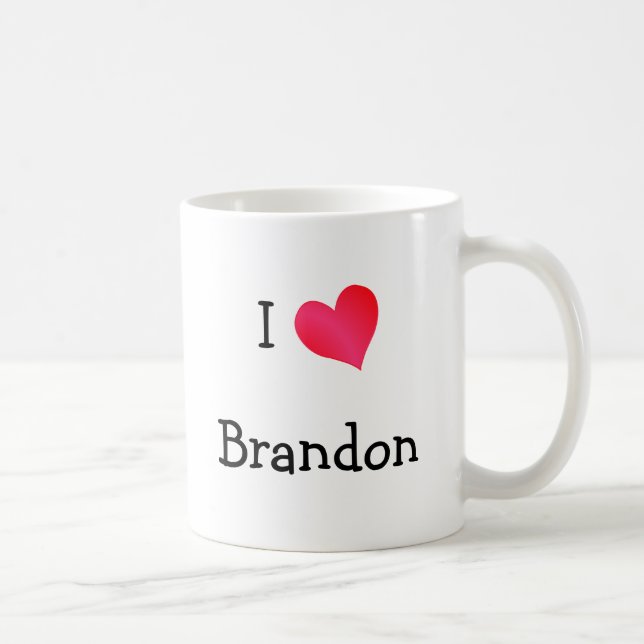 I Love Brandon Coffee Mug (Right)