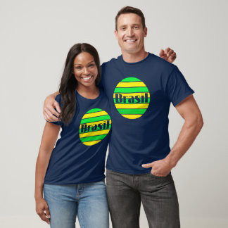 I Love Brasil Soccer love football soccer design  T-Shirt