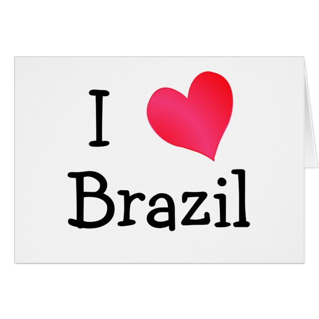 I Love Brazil (Front Horizontal)