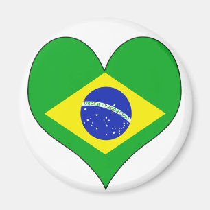 I Love Brazil Magnet