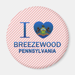 I Love Breezewood, PA Magnet