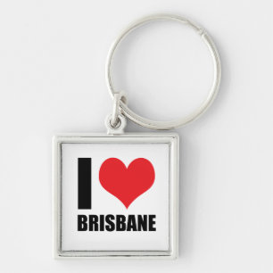 I love Brisbane Key Ring