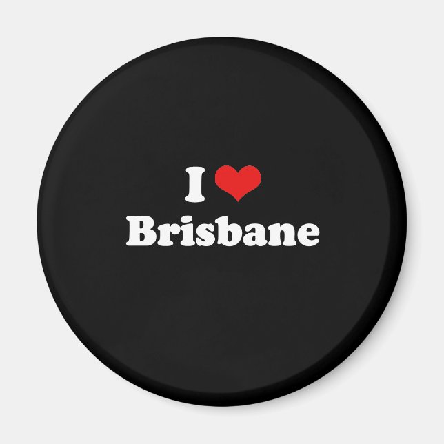 I LOVE BRISBANE MAGNET (Front)