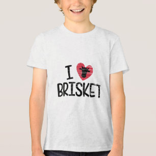 I Love Brisket T Shirt Beef Foodie Bbq Novelty _1 