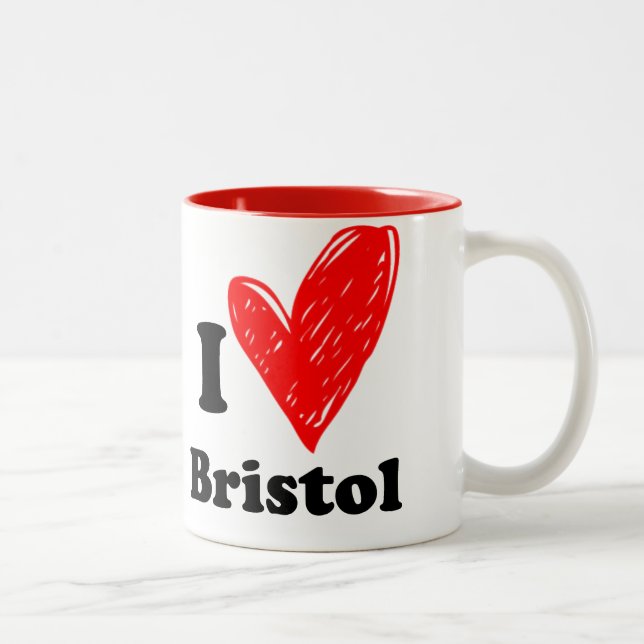 I love Bristol Two-Tone Coffee Mug (Right)