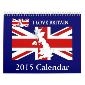 I LOVE BRITAIN 2015 Wall Calendar