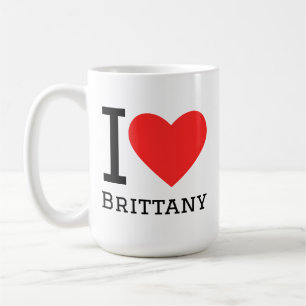 I love brittany coffee mug