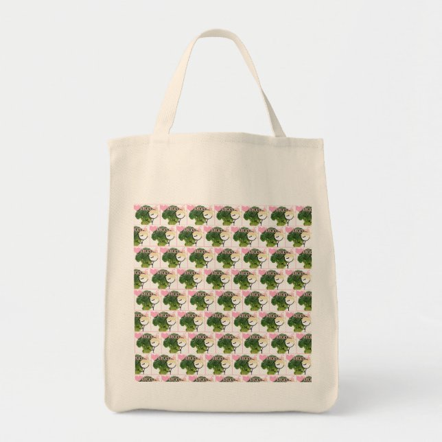 I love Broccoli tote (Front)