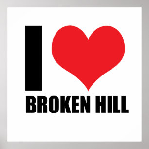 I love Broken Hill Poster