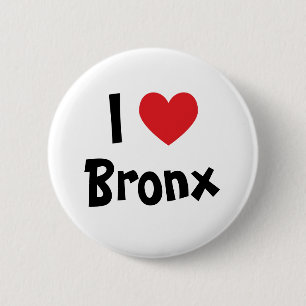 I Love Bronx 6 Cm Round Badge