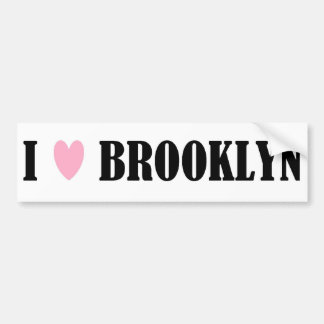 I Love Brooklyn Bumper Sticker