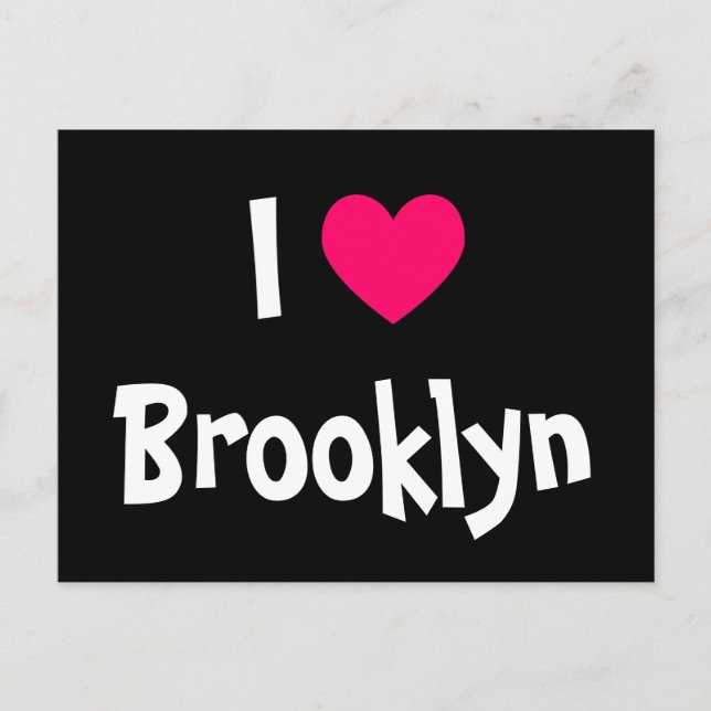 I Love Brooklyn Postcard (Front)