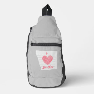 i love brother sling bag