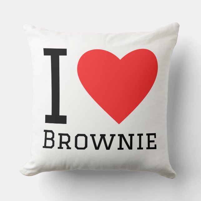 I love brownie cushion (Front)