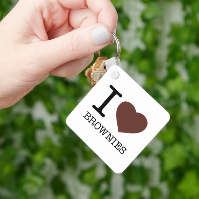 I LOVE BROWNIES KEY RING (Hand)