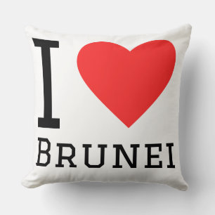 I love Brunei  Cushion