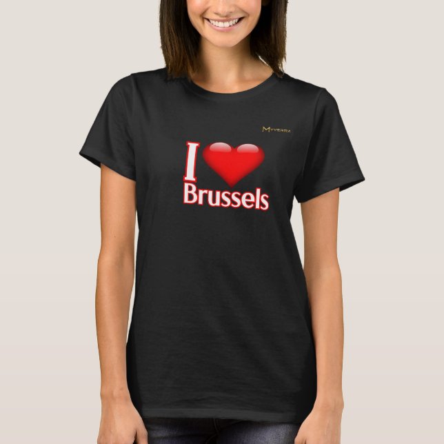 I Love Brussels T-Shirt (Front)