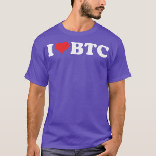 I Love BTC (Bitcoin) T-Shirt