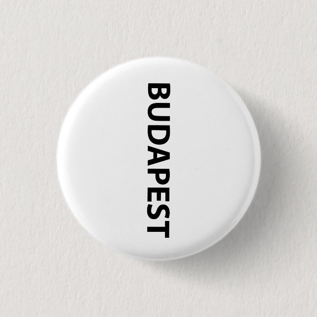 I love Budapest 3 Cm Round Badge (Front)