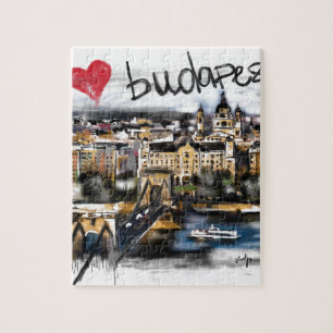 I love Budapest Jigsaw Puzzle
