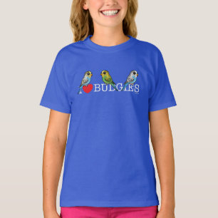 I Love Budgies T-Shirt