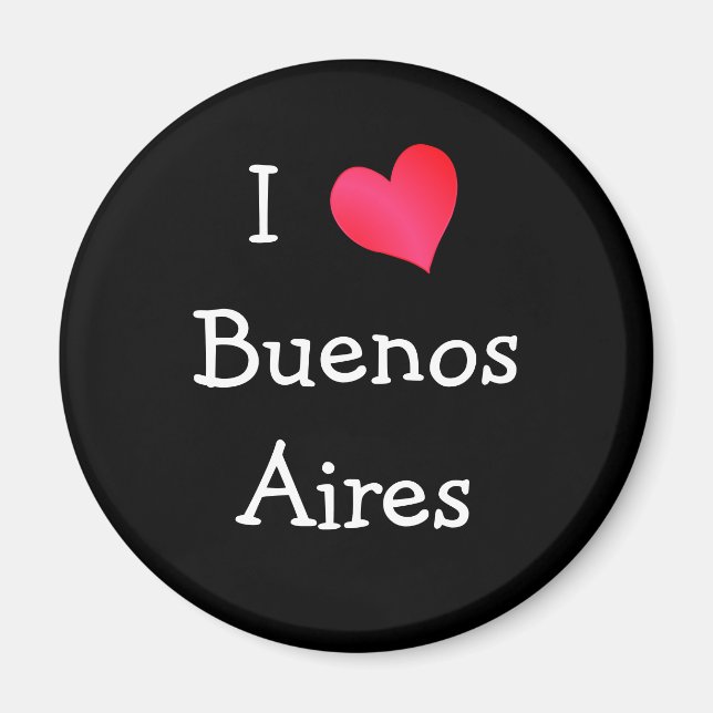 I Love Buenos Aires Magnet (Front)