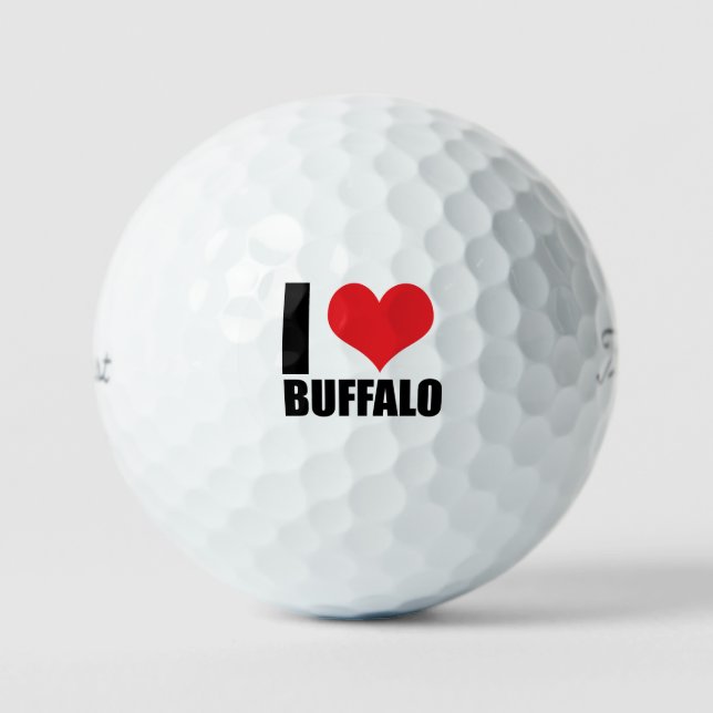 I love Buffalo Golf Balls (Front)