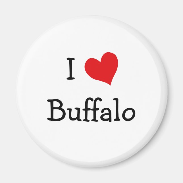 I Love Buffalo Magnet (Front)