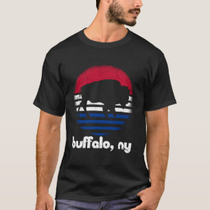 I Love Buffalo New York Retro Standing Buffalo Ny T-Shirt