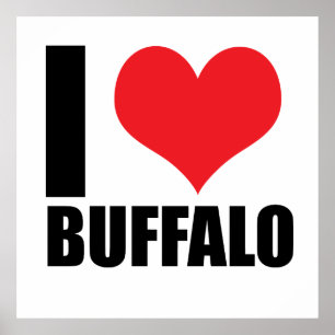 I love Buffalo Poster