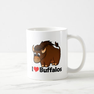 I Love Buffalos Coffee Mug