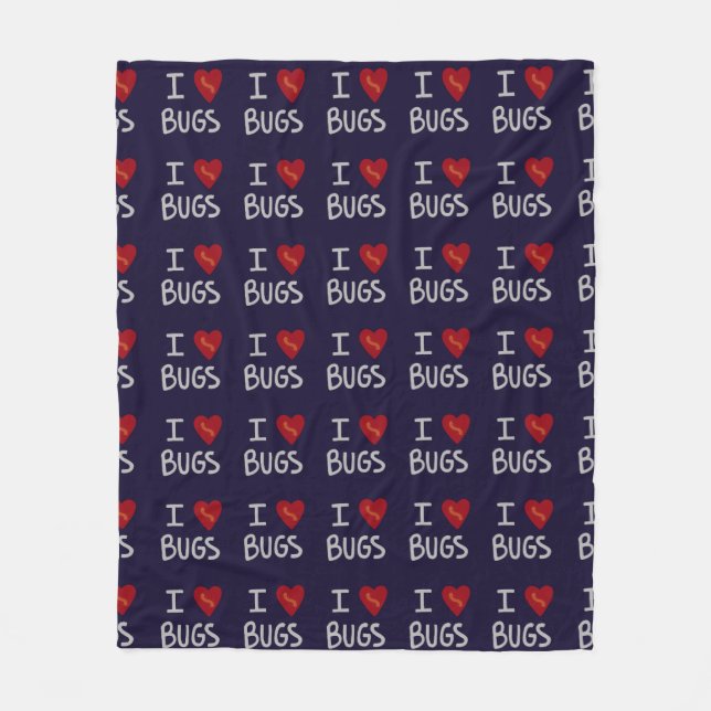 I love bugs blanket (Front)