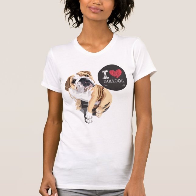 I love bulldog shirt (Front)