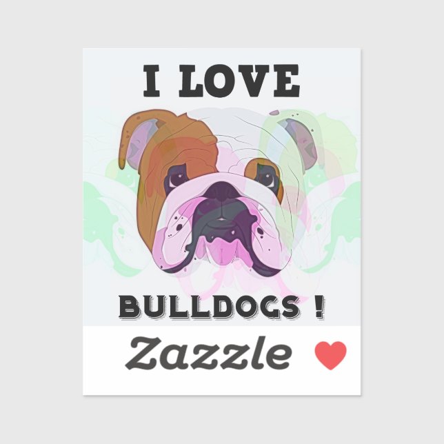 I Love Bulldogs (Sheet)