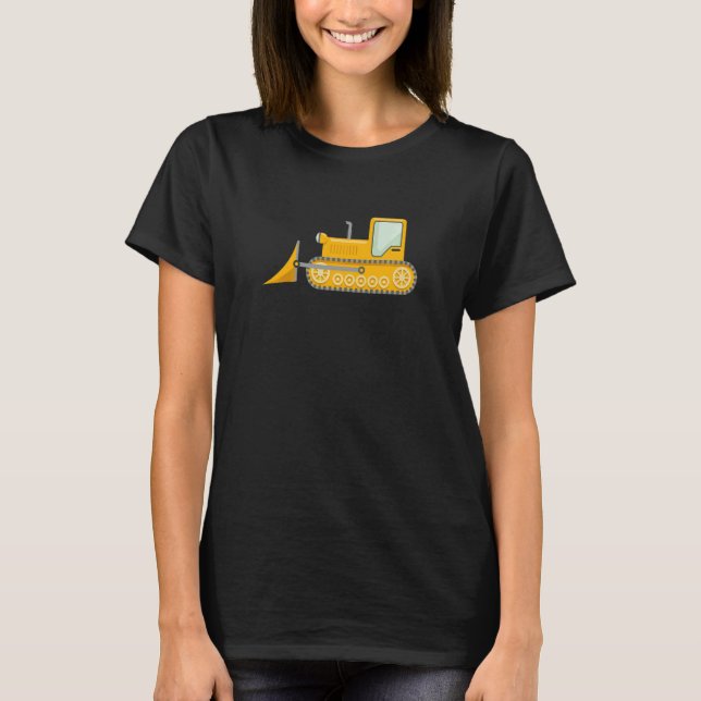 I Love bulldozer Truck For Men Boys Kids  T-Shirt (Front)