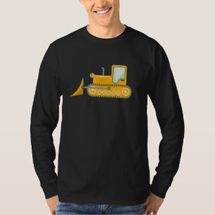 I Love bulldozer Truck For Men Boys Kids T-Shirt