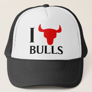 I Love Bulls Trucker Hat